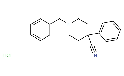 1-N-Benzyl-4-cyano-4-phenylpiperidine hydrochloride