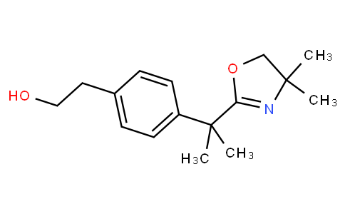 4-[1-(4,5-DIHYDRO-4,4-DIMETHYL-2-OXAZOLYL)-1-METHYLETHYL]-BENZENEETHANOL