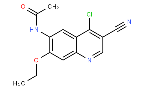 N-(4-chloro-3-cyano-7-ethoxy-6-quinolinyl) acetamide