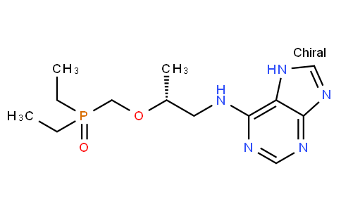 (R)-(+)-9-(2-羟丙基)腺嘌呤 二步异构体