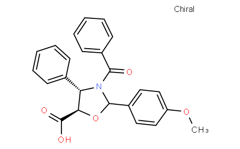 (4S,5R)-3-Benzoyl-2-(4-methoxyphenyl)-4-phenyl-5-oxazolidinecarboxylic acid