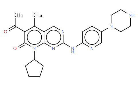 6-乙酰基-8-环戊基-5-甲基-2-[[5-(哌嗪-1-基)吡啶-2-基]氨基]-8H-吡啶并[2,3-d]嘧啶-7-酮