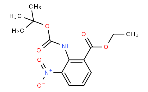 Ethyl 2-((tert-butoxycarbonyl)amino)-3-nitrobenzoate