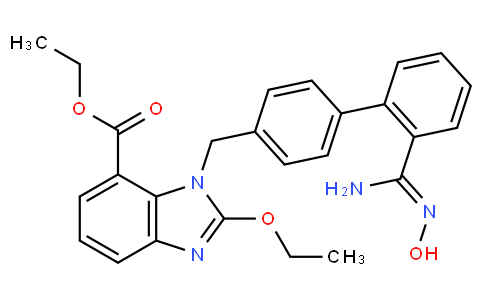 (Z)-Ethyl-2-ethoxy-3-((2'-(N'-hydroxycarbaMiMidoyl) biphenyl-4-yl) Methyl)-3H-benzo[d] iMidazole-4-carboxylate