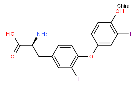 O-(4-hydroxy-3-iodophenyl)-3-iodo- L-Tyrosine