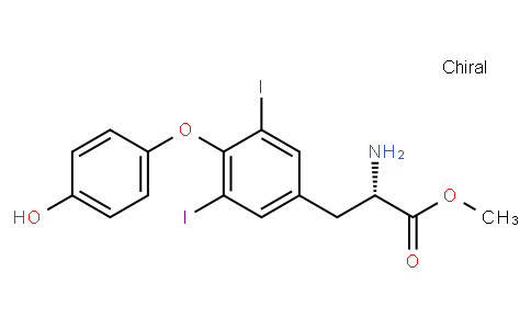 L-TYROSINE, O-(4-HYDROXYPHENYL)-3,5-DIIODO-, METHYL ESTER