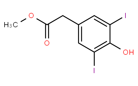 4-Hydroxy-3,5-diiodo-benzeneacetic Acid Methyl Ester