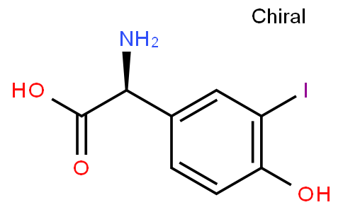 Benzeneacetic acid,a-aMino-4-hydroxy-3-iode-