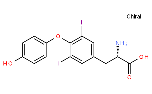 O-(4-hydroxyphenyl)-3,5-diiodo- L-Tyrosine