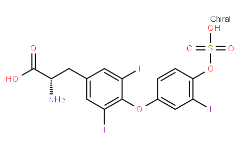 (2S)-2-aMino-3-[3,5-diiodo-4-(3-iodo-4-sulfooxy-phenoxy)phenyl]propanoic acid