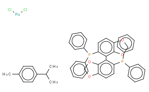 Chloro[(S)-(-)-5,5'-bis(diphenylphosphino)-4,4'-bi-1,3-benzodioxole](p-cymene)ruthenium(II)chloride[RuCl (p-cymene)((S)-segphos)]Cl　