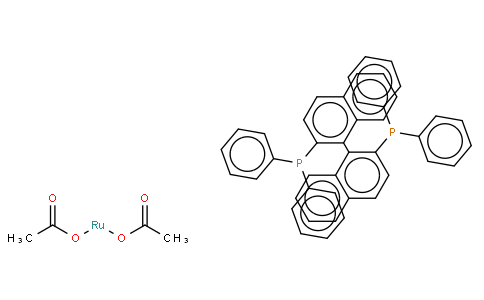 二乙酸根[(R)-(+)-2,2'-二(二苯基膦基)-1,1'-联萘基]钌(II)