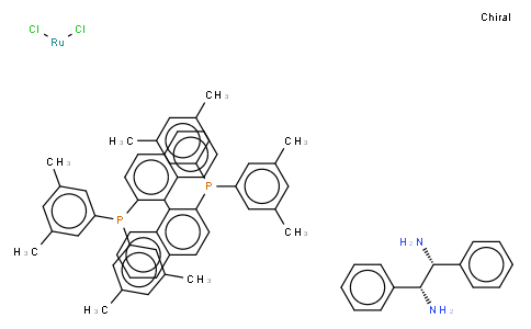 二氯{(R)-(+)-2,2'-二[二(3,5-二甲苯基)膦基]-1,1'-联萘基}[(1R,2R)-(+)-1,2-二苯基乙烯二胺]钌(II)