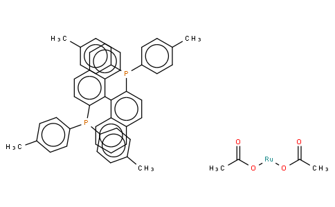 二乙酸[(S)-(-)-2,2-二(二对苯甲基膦酰)-1,1-联萘]钌(II)