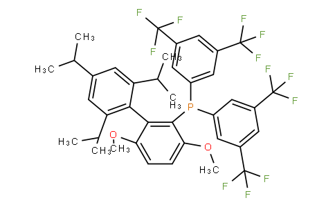 2-{Bis[3,5-bis(trifluoromethyl)phenyl]phosphino}-3,6-dimethoxy -2′,4′,6′-triisopropyl-1,1′-biphenyl