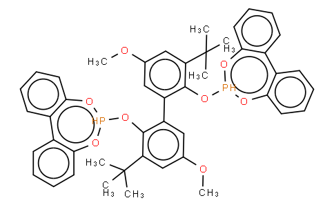 6,6'-[(3,3'-二-叔-丁基-5,5'-二甲氧基-1,1'-联苯基-2,2'-二基)二(氧代)]二(二苯并[d,f][1,3,2]二噁磷杂庚英)