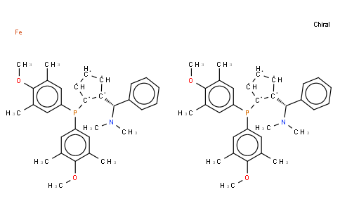 (R,R)-(+)-2,2'-Bis[(S)-(N,N-dimethylamino)(phenyl)methyl]-1,1'-bis[di(3,5-dimethyl-4-methoxyphenyl)phosphino]ferrocene