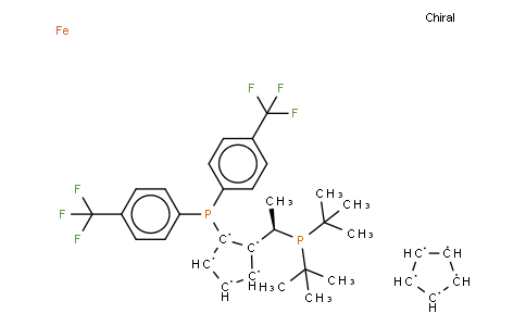 (S)-(-)-1-{(R)-2-[Bis(4-trifluoromethylphenyl)phosphino]ferrocenyl}ethyl-di-t-butylphosphine
