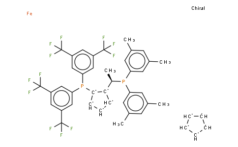 (R)-(-)-1-{(S)-2-[双(3,5-二-三氟甲基苯基)膦]二茂铁基}乙基二-3,5-二甲苯基膦