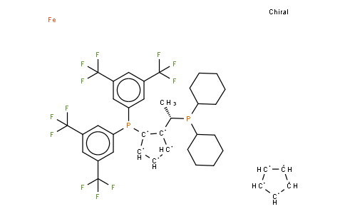 (S)-(+)-1-{(R)-2-[Bis(3,5-di-trifluoromethylphenyl)phosphino]ferrocenyl}ethyldicyclohexylphosphine