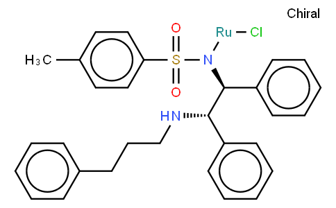 {N-[3-(η6-phenyl)propyl]-[(1S-2S)-1,2-diphenyl-1-4-methylbenzenesulfonylamidato(kN)-ethyl-2-amino-(kN)]}ruthenium(II) (S,S)-Teth-TsDpen RuCl WILLS CATALYST