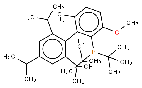 2-(Di-t-butylphosphino)-3-methoxy-6-methyl-2',4',6'-tri-i-propyl-1,1'-biphenyl, RockPhos