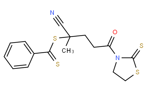 Benzenecarbodithioic acid, 1-cyano-1-methyl-4-oxo-4-(2-thioxo-3-thiazolidinyl)butyl ester