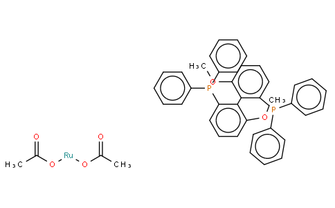 Diacetato[(S)-(-)-2,2'-Bis(diphenylphosphino)-6,6'-dimethoxy-1,1'-biphenyl]ruthenium(II),[(S)-MeO-BIPHEP]Ru(OAc)2