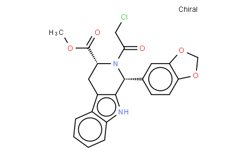 (1R,3R)-METHYL-1,2,3,4-TETRAHYDRO-2-CHLOROACETYL-1-(3,4-METHYLENEDIOXYPHENYL)-9H-PYRIDO[3,4-B]INDOLE-3-CARBOXYLATE