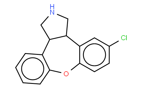 1H-Dibenz[2,3:6,7]oxepino[4,5-c]pyrrole,5-chloro-2,3,3a,12b-tetrahydro-, (3aR,12bR)-rel-