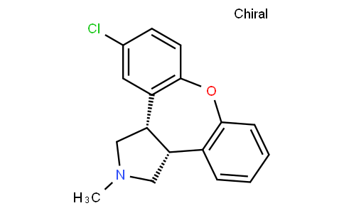 cis-5-chloro-2,3,3a,12b-tetrahydro-2-methyl-1H-dibenz[2,3:6,7]oxepino[4,5-c]pyrrole