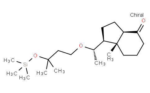 (1S,3aR,7aR)-7a-methyl-1-((S)-1-(3-methyl-3-((trimethylsilyl)oxy)butoxy)ethyl)hexahydro-1H-inden-4(2H)-one