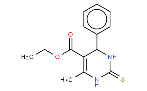 5-Pyrimidinecarboxylicacid, 1,2,3,4-tetrahydro-6-methyl-4-phenyl-2-thioxo-, ethyl ester