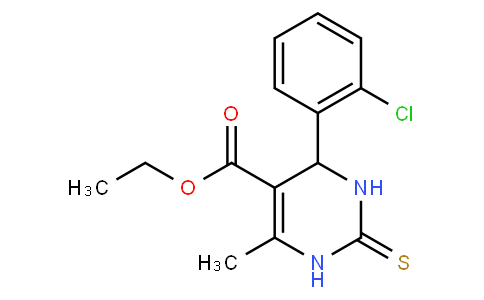 5-Pyrimidinecarboxylic acid,4-(2-chlorophenyl)-1,2,3,4-tetrahydro-6-methyl-2-thioxo-, ethyl ester
