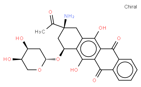 5,12-Naphthacenedione,9-acetyl-9-amino-7-[(2-deoxy-b-D-erythro-pentopyranosyl)oxy]-7,8,9,10-tetrahydro-6,11-dihydroxy-,(7S,9S)-