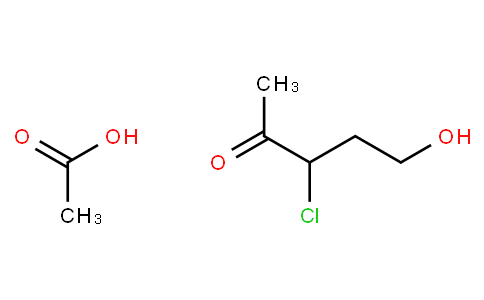 3-Chloro-5-hydroxy-2-pentanon acetate