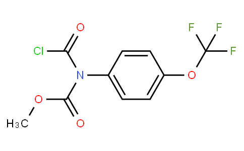 Methyl N-carbonochloridoyl-N-[4-(trifluoromethoxy)phenyl]carbamate