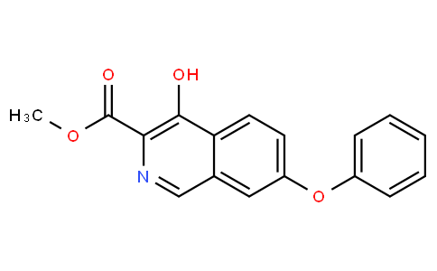 methyl4-hydroxy-7-phenoxyisoquinoline-3-carboxylate