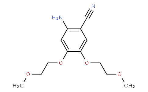 2-Amino-4,5-Bis(2-Methoxyethoxy)benzonitrile
