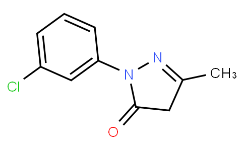 1-(3-CHLOROPHENYL)-3-METHYL-4,5-DIHYDRO-1H-PYRAZOL-5-ONE