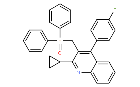 2-Cyclopropyl-3-[(diphenylphosphinyl)methyl]-4-(4-fluorophenyl)quinoline