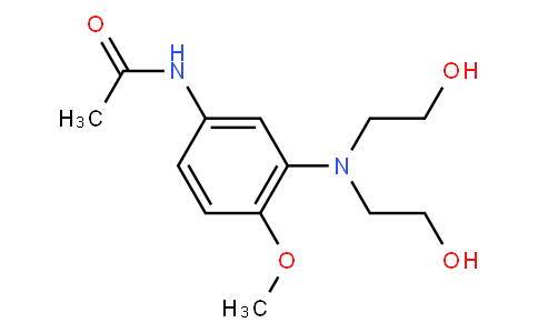 4-Acetylamino-2-(bis(2-hydroxyethyl)amino)anisole
