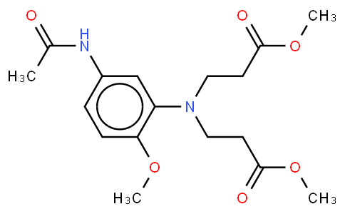 3-[N,N-Bis(methoxycarbonylethyl)]amino-4-methoxyacetanilide