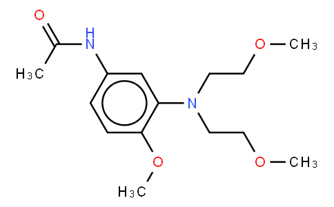3-(N,N-Dimethoxyethyl)amino-4-methoxyacetanilide