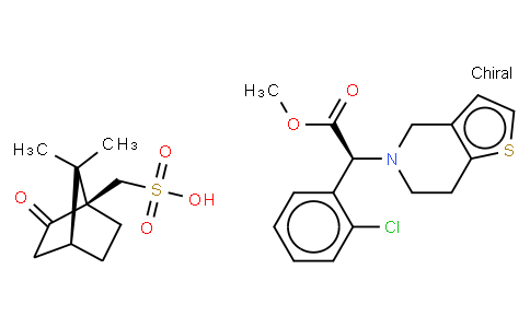 Clopidogrel camphorsulfonate