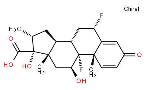 6,9-二氟-11,17-二羟基-16-甲基-3-氧代雄甾-1,4-二烯-17-羧酸
