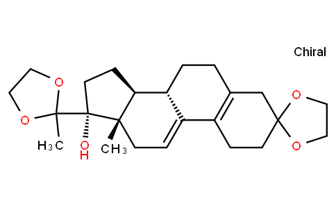 3,20-bis-Ethylenedioxy-19-norpregna-5(10)9(11)dien-17-ol