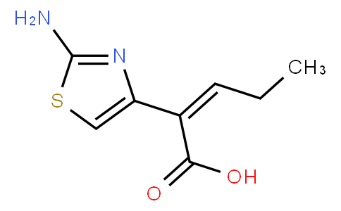 (Z)-2-(2-Aminothiazol-4-yl)-2-pentenoic acid