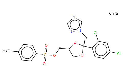 cis-[2-(2,4-Dichlorophenyl)-2-(1H-1,2,4-triazol-1-ylmethyl)-1,3-dioxolan-4-yl]methyl-p-toluenesulfonate