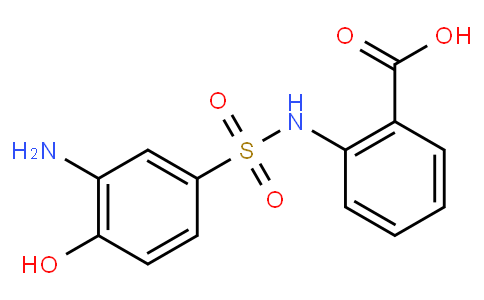 2-[[(3-Amino-4-hydroxyphenyl)sulphonyl]amino]benzoic acid